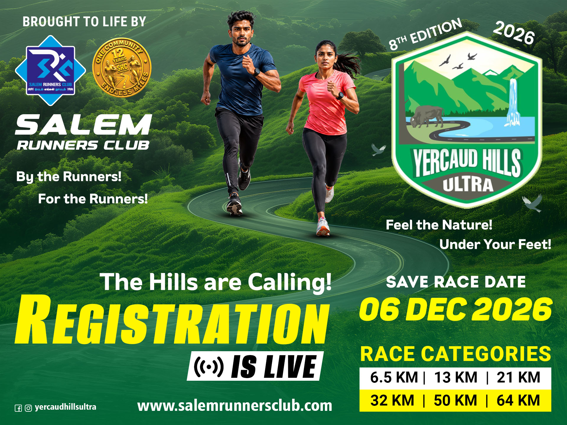 Yercaud Hills Ultra 2026 banner